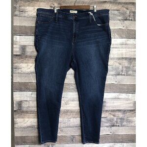 Madewell Roadtripper Womens Jeans 37 Blue Denim High Rise Skinny Jeans NWT
